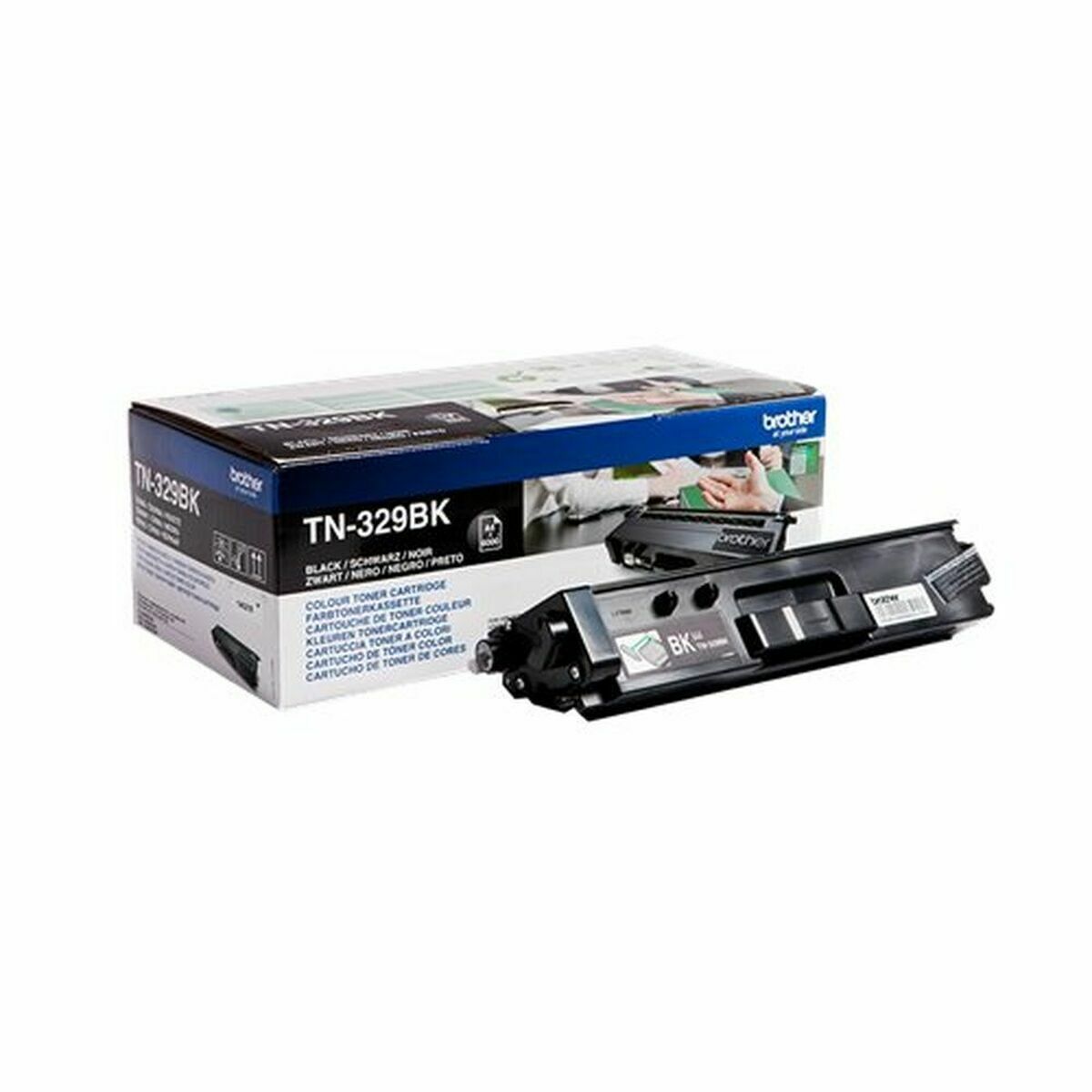 Tóner Original Brother TN-329BK Preto
